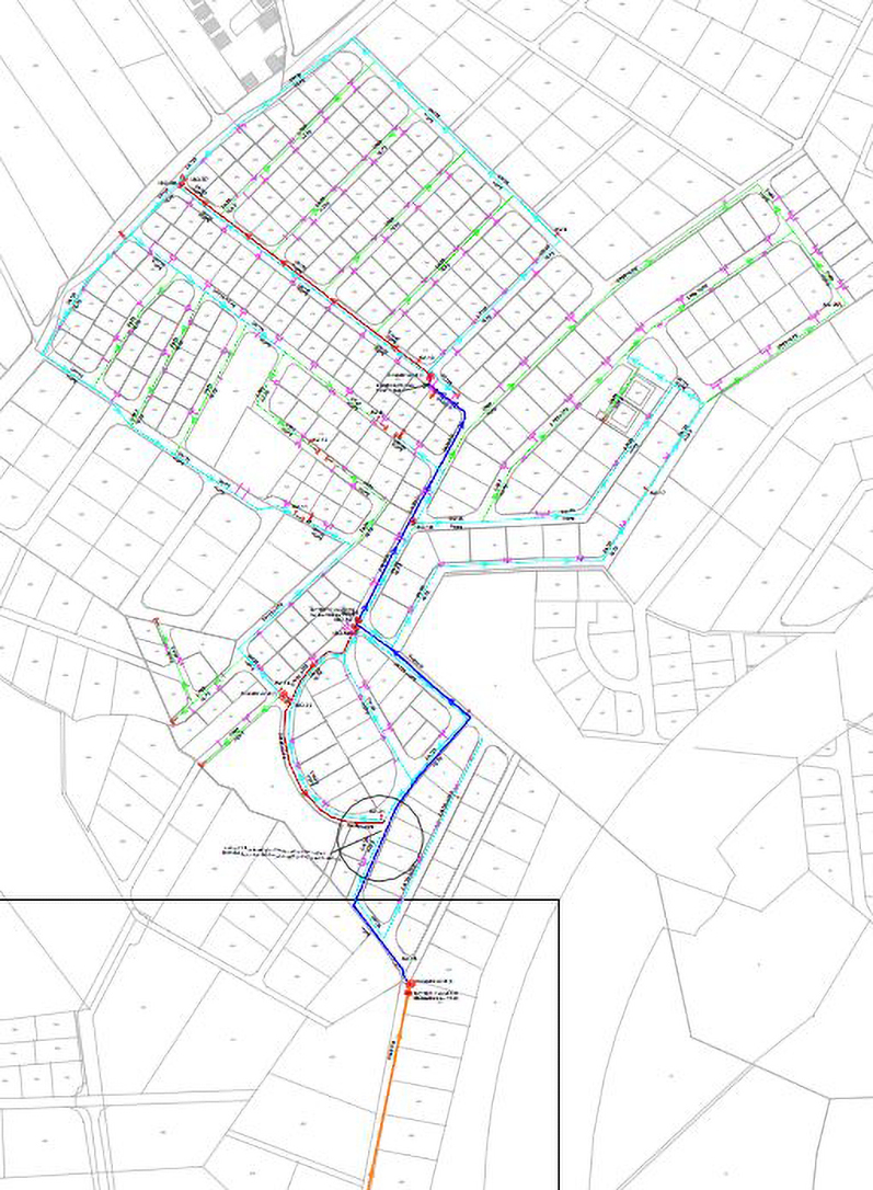 Water & Wastewater Network in Moubis  – Omariya